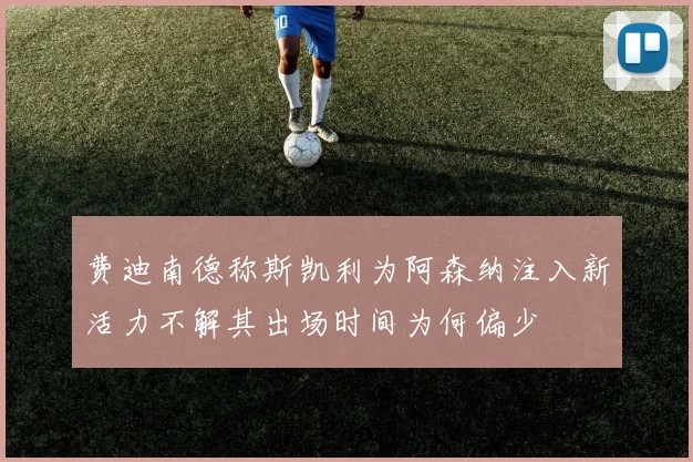 费迪南德称斯凯利为阿森纳注入新活力不解其出场时间为何偏少