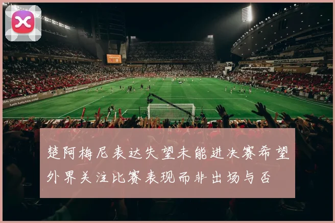 楚阿梅尼表达失望未能进决赛希望外界关注比赛表现而非出场与否